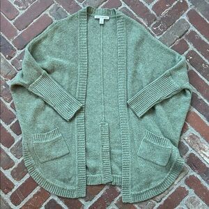 Autumn Cashmere Dolman Sleeve Open Front Cardigan